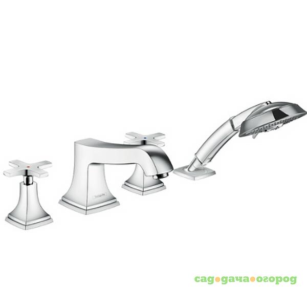 Фото Смеситель на борт ванны Hansgrohe Metropol Classic 31449000