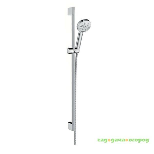 Фото Душевой гарнитур Hansgrohe Crometta 100 1 jet EcoSmart 26663400