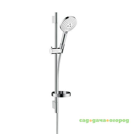 Фото Душевой гарнитур Hansgrohe Raindance Select S 120 EcoSmart 26632400 хром/белый