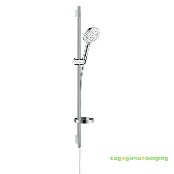 Фото Душевой гарнитур Hansgrohe Raindance Select S 120 EcoSmart 26633400 хром/белый