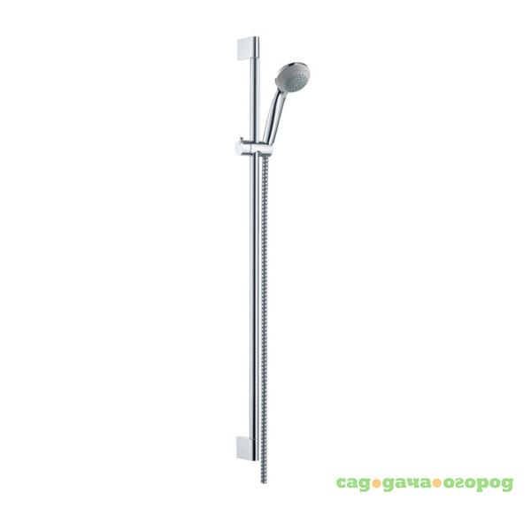 Фото Душевой гарнитур Hansgrohe Crometta 85 Mono Green 27651000