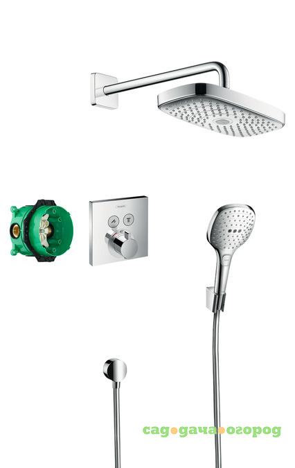 Фото Душевой набор Hansgrohe Raindance Select E 27296000 с термостатом