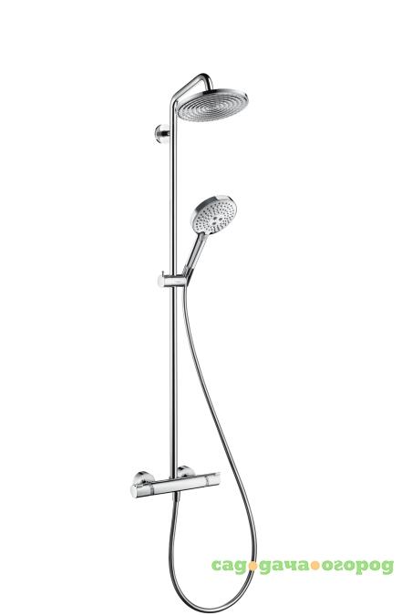 Фото Термостат для душа Hansgrohe Raindance Select S 240 Showerpipe Ecosmart 27116000