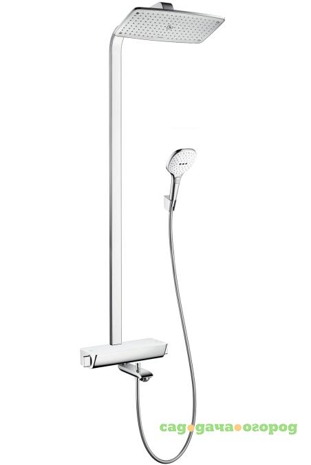 Фото Термостат для ванны Hansgrohe Raindance Select E 360 Showerpipe 27113400 белый