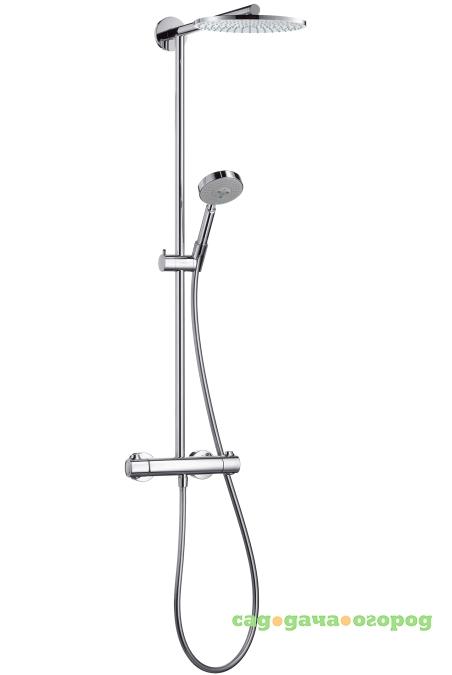 Фото Термостат для душа Hansgrohe Raindance S180 Showerpipe Ecosmart 27165000