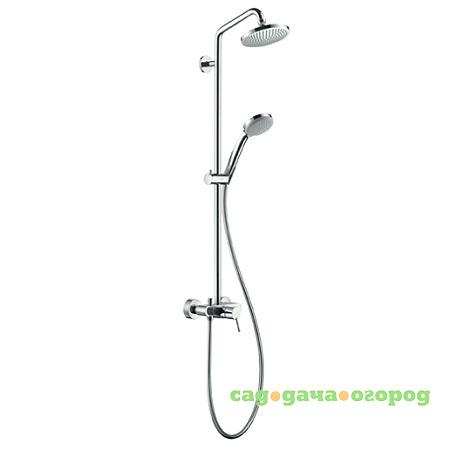 Фото Смеситель для душа Hansgrohe Croma 100 Showerpipe 27154000