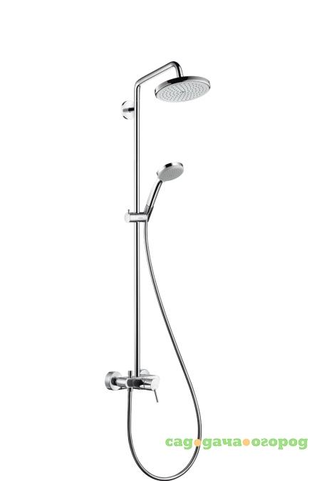 Фото Смеситель для душа Hansgrohe Croma 220 Showerpipe 27222000