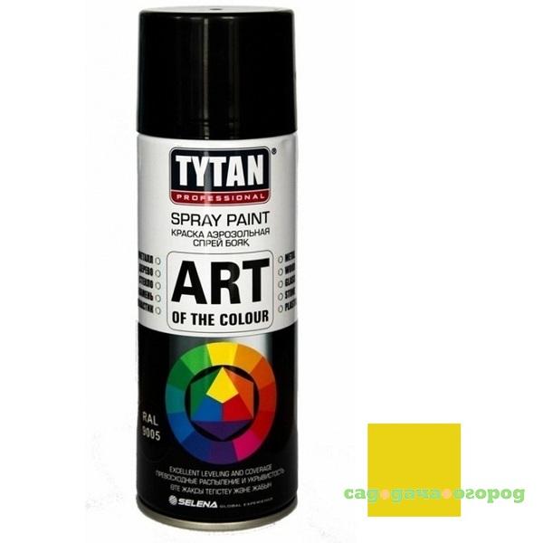 Фото Краска акриловая Tytan Professional Art of the colour аэрозольная желтая 1018 400 мл