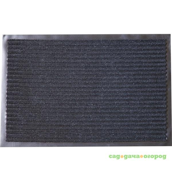 Фото Коврик влаговпитывающий Double Stripe Doormat черный 1200х1800 мм