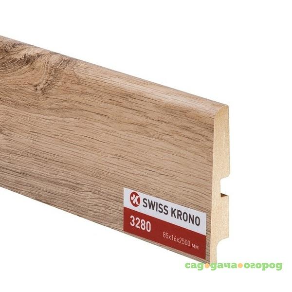 Фото Плинтус МДФ Kronopol P85 3280 Pacific Oak 2500х85х16 мм