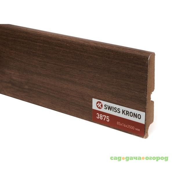 Фото Плинтус МДФ Kronopol P85 3875 Indian Walnut 2500х85х16 мм