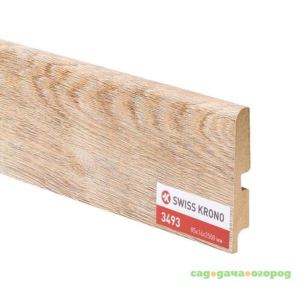 Фото Плинтус МДФ Kronopol P85 3493 Safron Oak 2500х85х16 мм