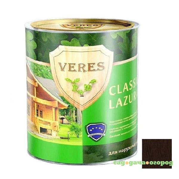 Фото Пропитка для древесины Veres Classic Lazura № 9 Палисандр 20 л