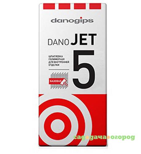 Фото Шпатлевка выравнивающая полимерная Danogips Dano Jet 5 25 кг
