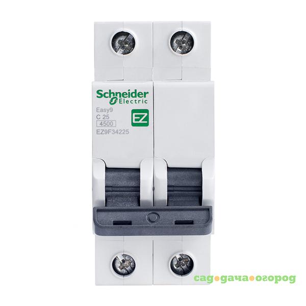 Фото Автоматический выключатель Schneider Electric EASY 9 2П C 25А 4,5кА