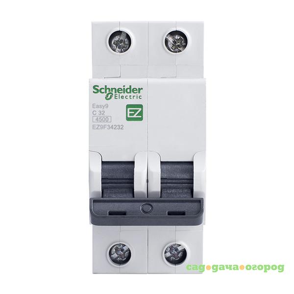 Фото Автоматический выключатель Schneider Electric EASY 9 2П C 32А 4,5кА