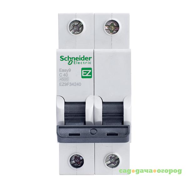 Фото Автоматический выключатель Schneider Electric EASY 9 2П C 40А 4,5кА