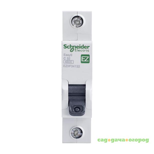 Фото Автоматический выключатель Schneider Electric EASY 9 1П C 32А 4,5кА