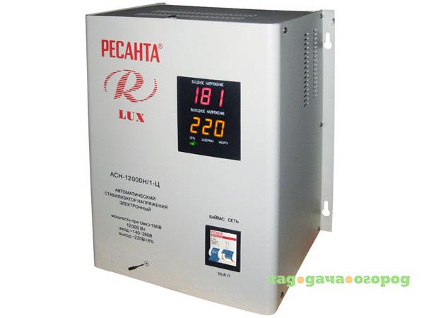 Фото Стабилизатор напряжения РЕСАНТА АСН-12000Н/1-Ц Lux 63/6/22