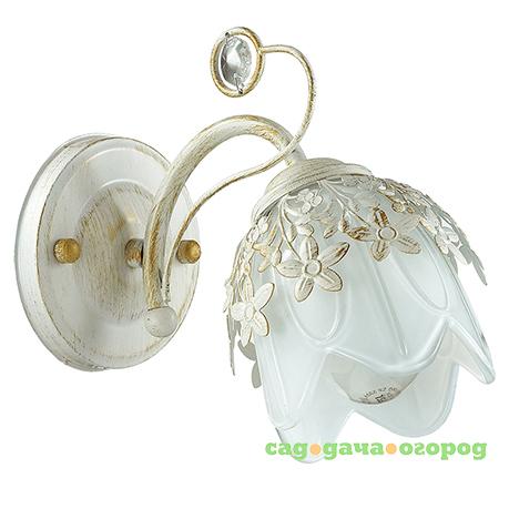 Фото Бра Lumion Florana 3002/1W белое Е14 40W 220V