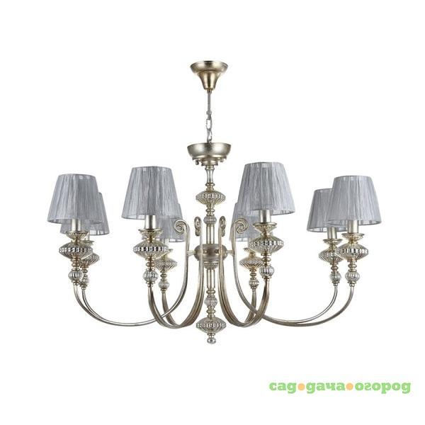 Фото Люстра подвесная Maytoni Serena Antique ARM041-08-G золото E14 8х40W 220V