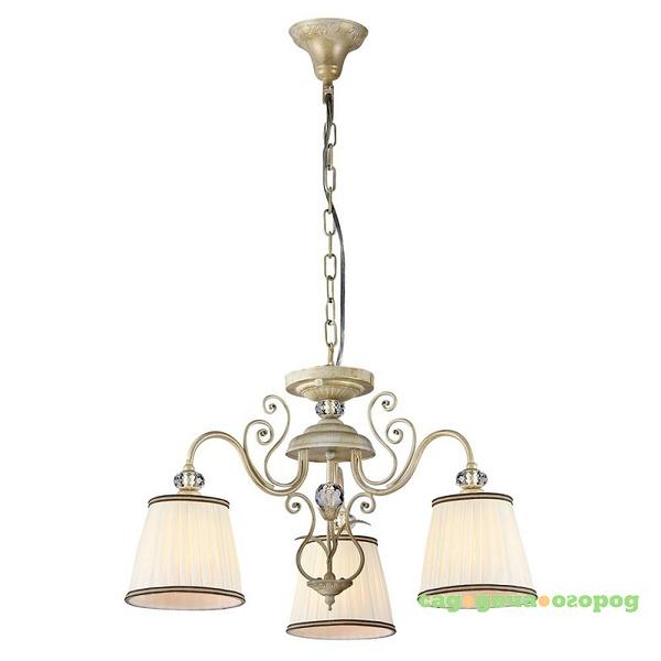 Фото Люстра подвесная Maytoni Vintage ARM420-03-G бежевая E14 3х40W 220V