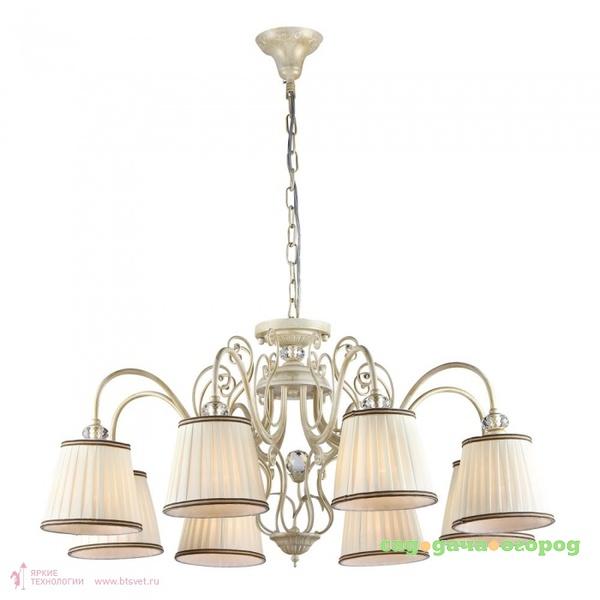 Фото Люстра подвесная Maytoni Vintage ARM420-08-G бежевая E14 8х40W 220V