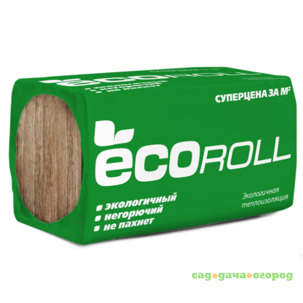 Фото Теплоизоляция EcoRoll Плита 040 1230х610х100 мм 8 плит в упаковке