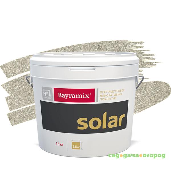 Фото Покрытие декоративное Bayramix Solar S246 серебряное 15 кг