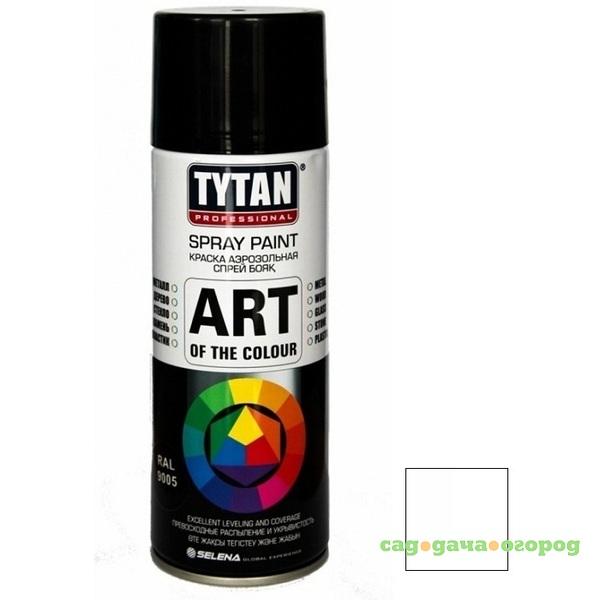 Фото Краска акриловая Tytan Professional Art of the colour аэрозольная белая глянец 9003 400 мл