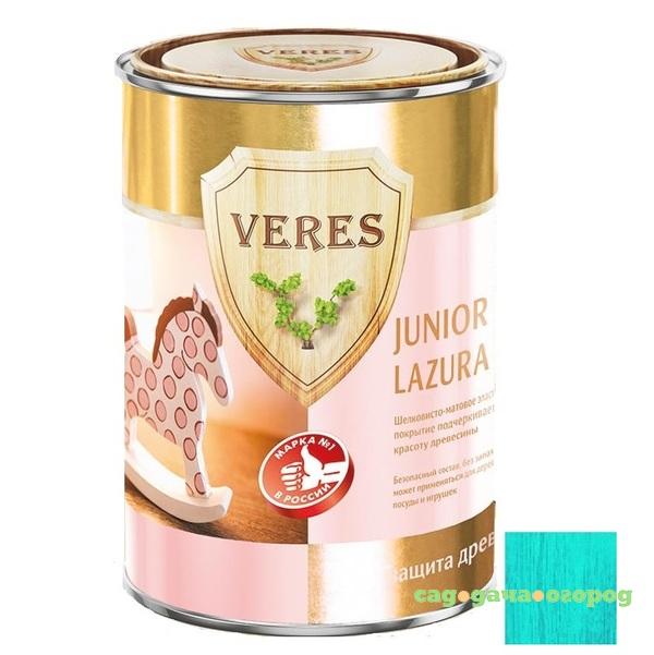 Фото Пропитка для древесины Veres Junior Lazura №26 бирюзовая 0,25 л