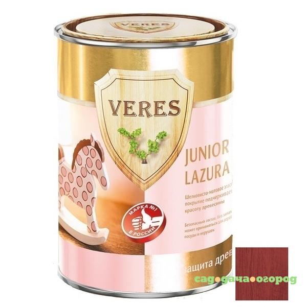 Фото Пропитка для древесины Veres Junior Lazura №15 терракотовая 0,25 л