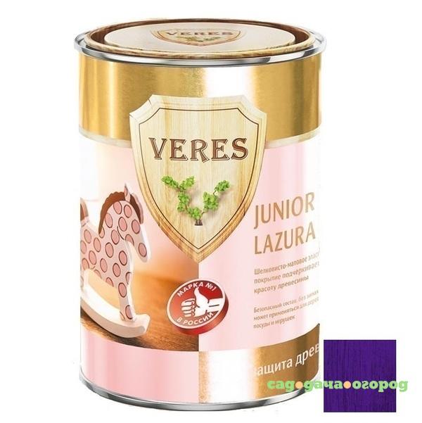 Фото Пропитка для древесины Veres Junior Lazura №28 индиго 0,75 л