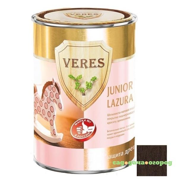 Фото Пропитка для древесины Veres Junior Lazura №9 Палисандр 0,75 л