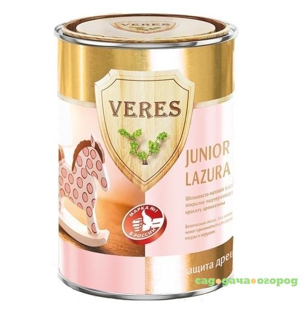 Фото Пропитка для древесины Veres Junior Lazura №1 бесцветная 2,5 л