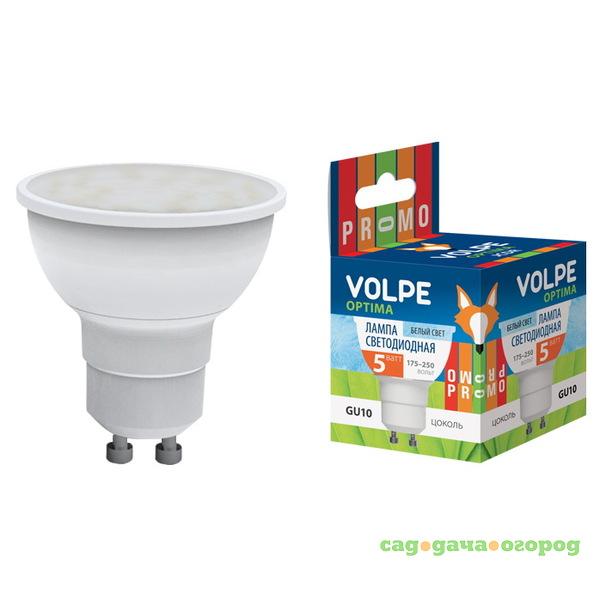 Фото Лампа светодиодная Volpe Optima LED-JCDR-5W/NW/GU10/O