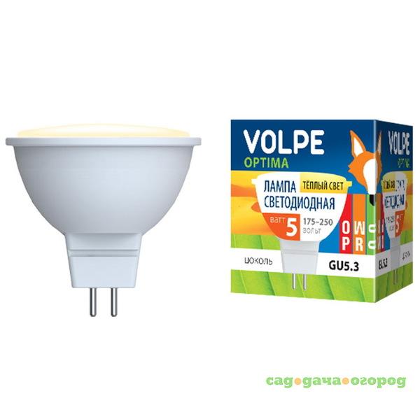 Фото Лампа светодиодная Volpe Optima LED-JCDR-5W/WW/GU5.3/O