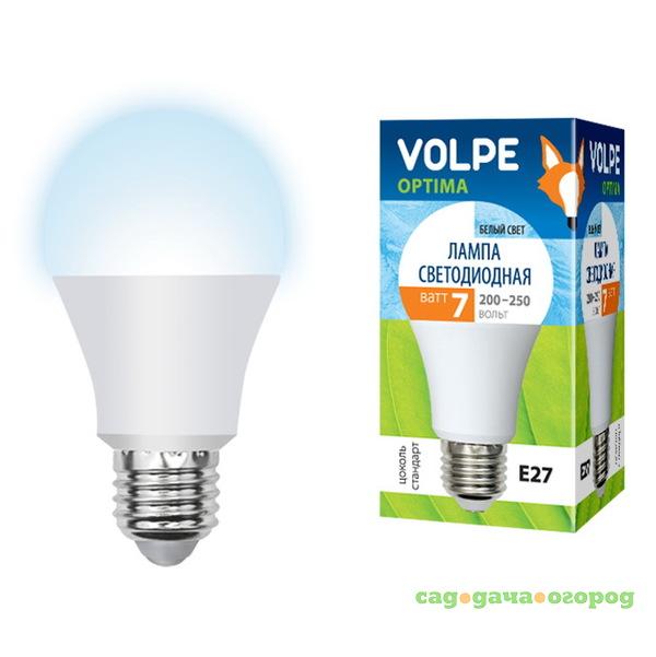 Фото Лампа светодиодная Volpe Optima LED-A60-7W/NW/E27/FR/O