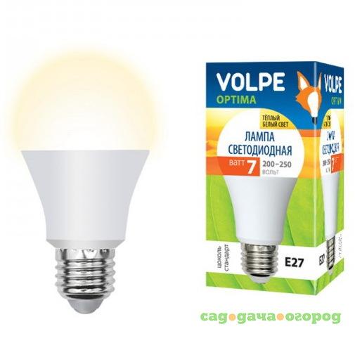 Фото Лампа светодиодная Volpe Optima LED-A60-7W/WW/E27/FR/O