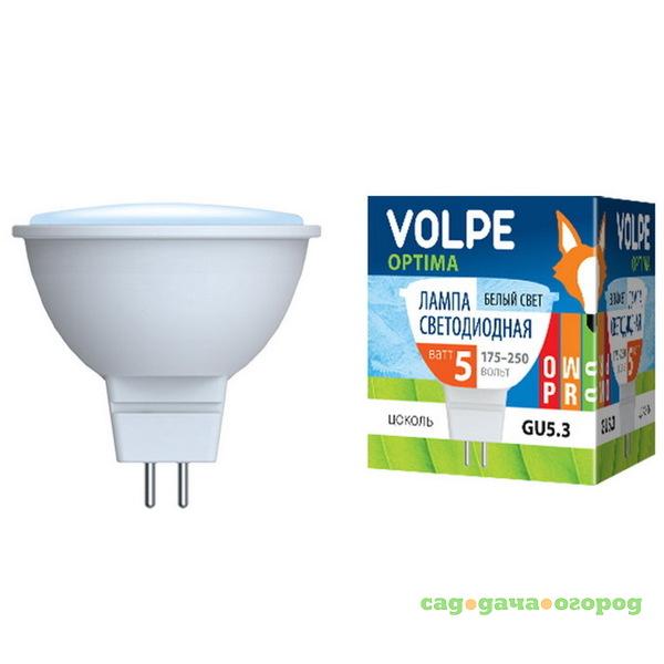 Фото Лампа светодиодная Volpe Optima LED-JCDR-5W/NW/GU5.3/O