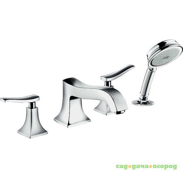 Фото Смеситель на борт ванны Hansgrohe Metris Classic 31314000