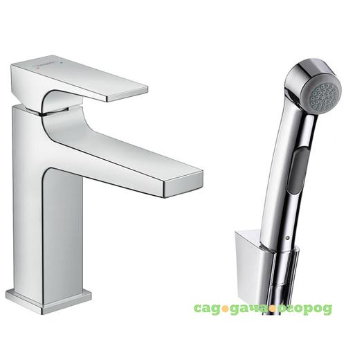 Фото Смеситель для биде Hansgrohe Metropol 32520000 c гигиеническим душем