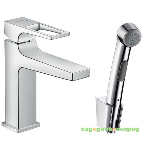 Фото Смеситель для биде Hansgrohe Metropol 74522000 c гигиеническим душем