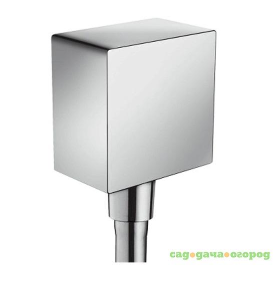 Фото Подключение для душевого шланга Hansgrohe Fixfit Square 26455000