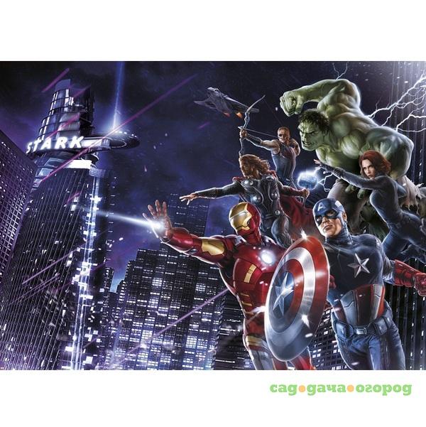 Фото Фотообои бумажные Komar Avengers Citynight 4-434 2,54x1,84 м
