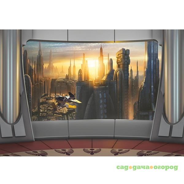 Фото Фотообои бумажные Komar Star Wars Coruscant View 8-483 3,68х2,54 м