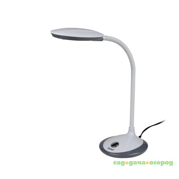 Фото Настольная лампа Uniel TLD-527 Grey серая LED 4W 220V