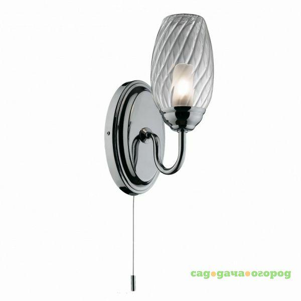 Фото Бра с выключателем Odeon Light Batto 2147/1W хром IP44 G9 40W 220V