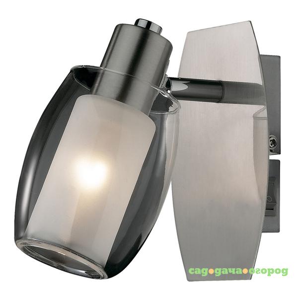 Фото Спот с выключателем Odeon Light Sinco 2069/1W никель E14 40W 220V