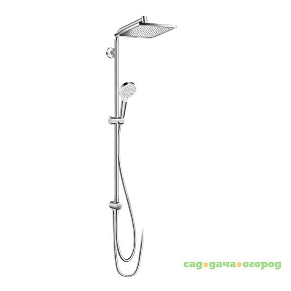 Фото Стойка душевая Hansgrohe Crometta E 1 jet EcoSmart 27289000